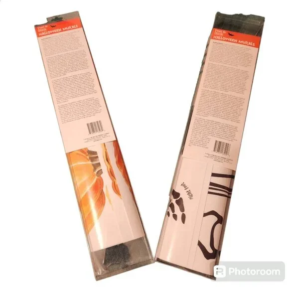 Two Self-Stick Halloween Mural Kits -  NWT - Picture 2 of 7